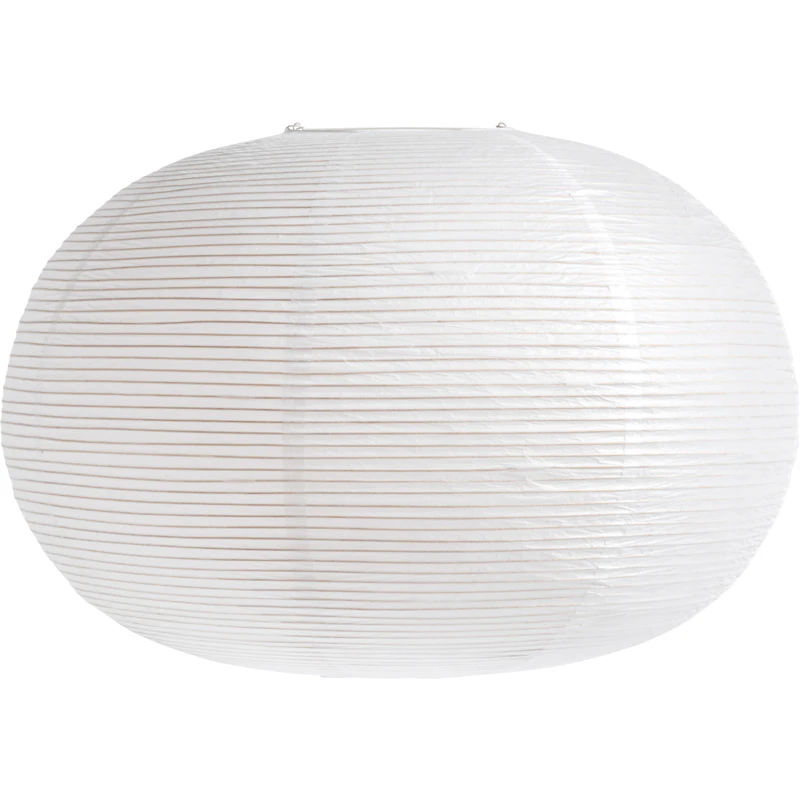Paper Shade Ellipse Lampunvarjostin, Classic White