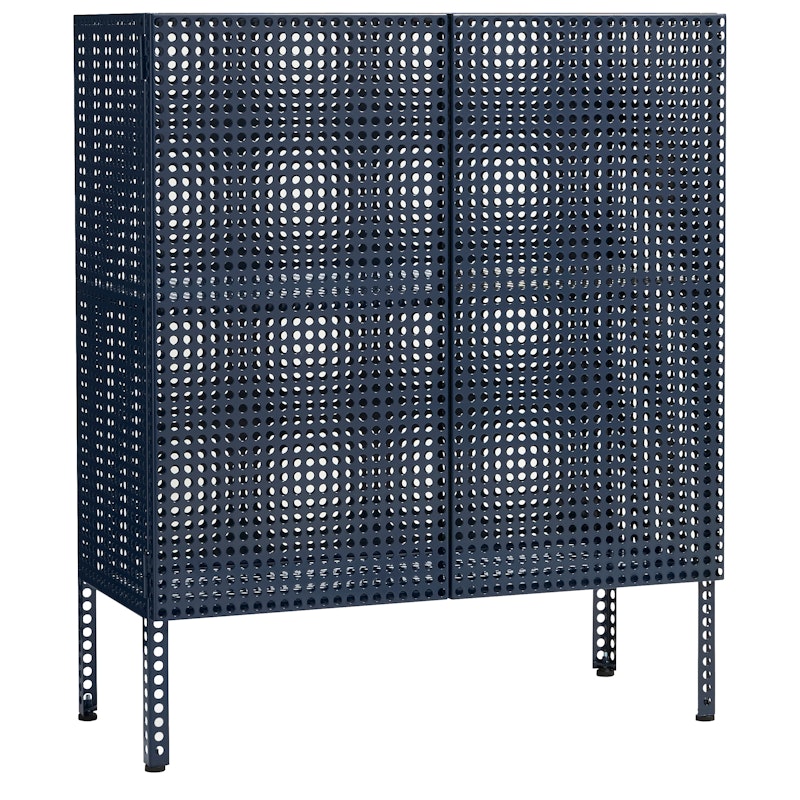 Perforated Kaappi Keskikokoinen, Steel Blue