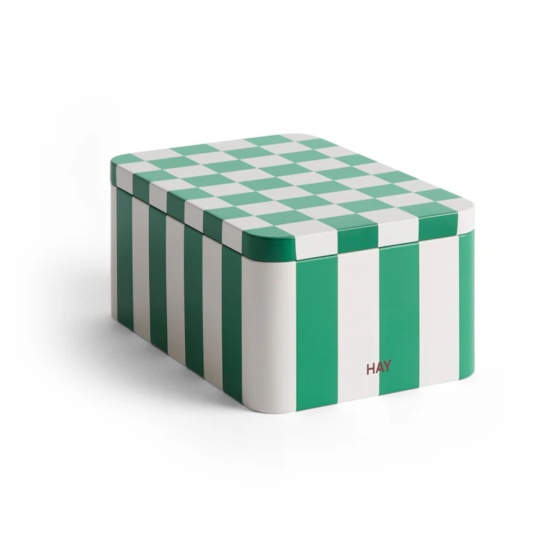 Säilytyspurkki Pieni, Vihreä / Luonnonvalkoinen