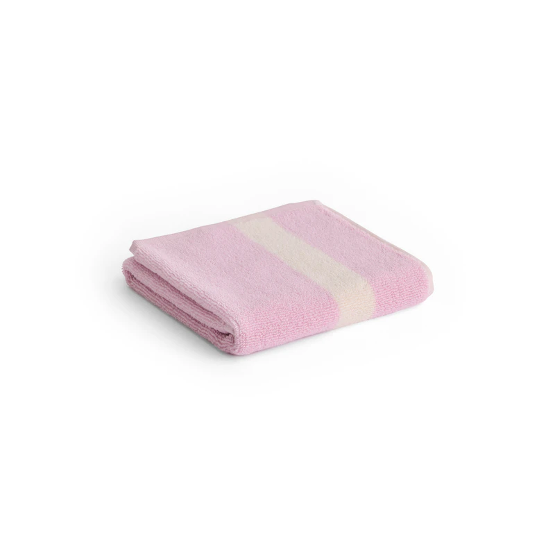 Stripe Towel 40x60 cm, Cool Pink