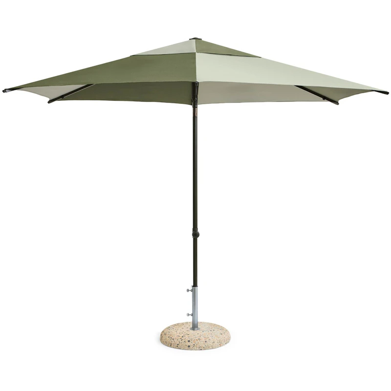 Terrazza Parasol Hexagon, Green / Dark Green