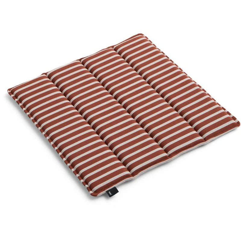 Terrazza Seat Cushion 40x40 cm, Terracotta Bold Stripe