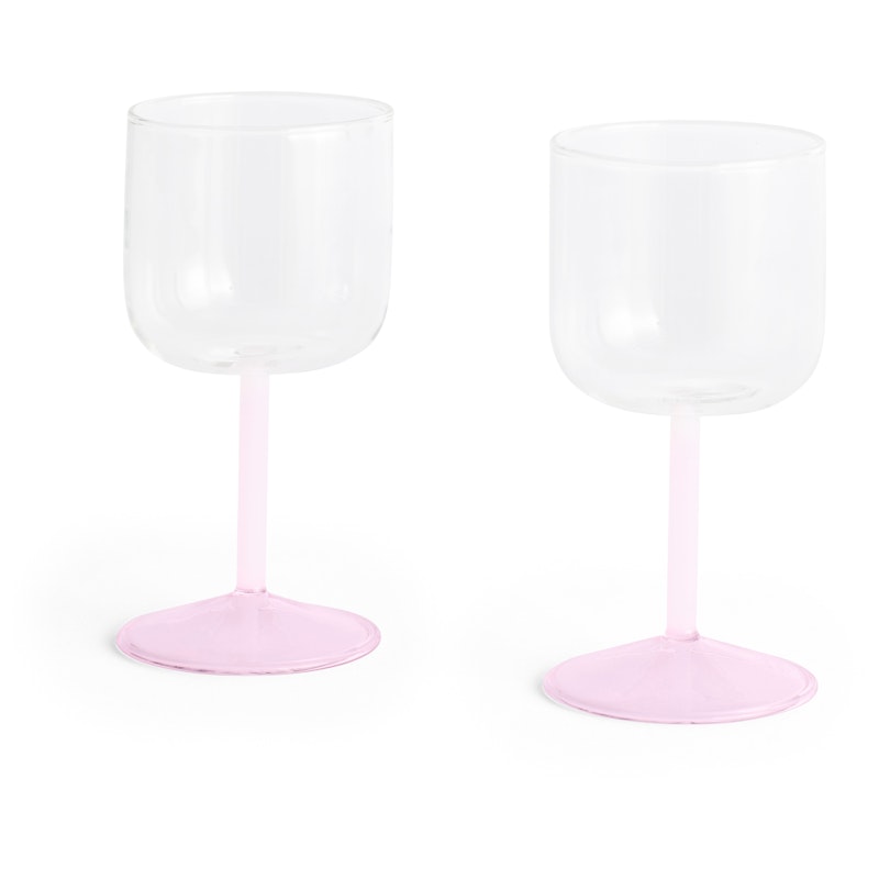 Tint Viinilasi 2 kpl:n pakkaus, Pinkki / Kirkas