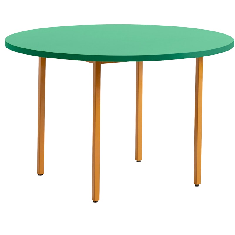 Two-Colour Pöytä Ø120cm, Ochre / Green Mint