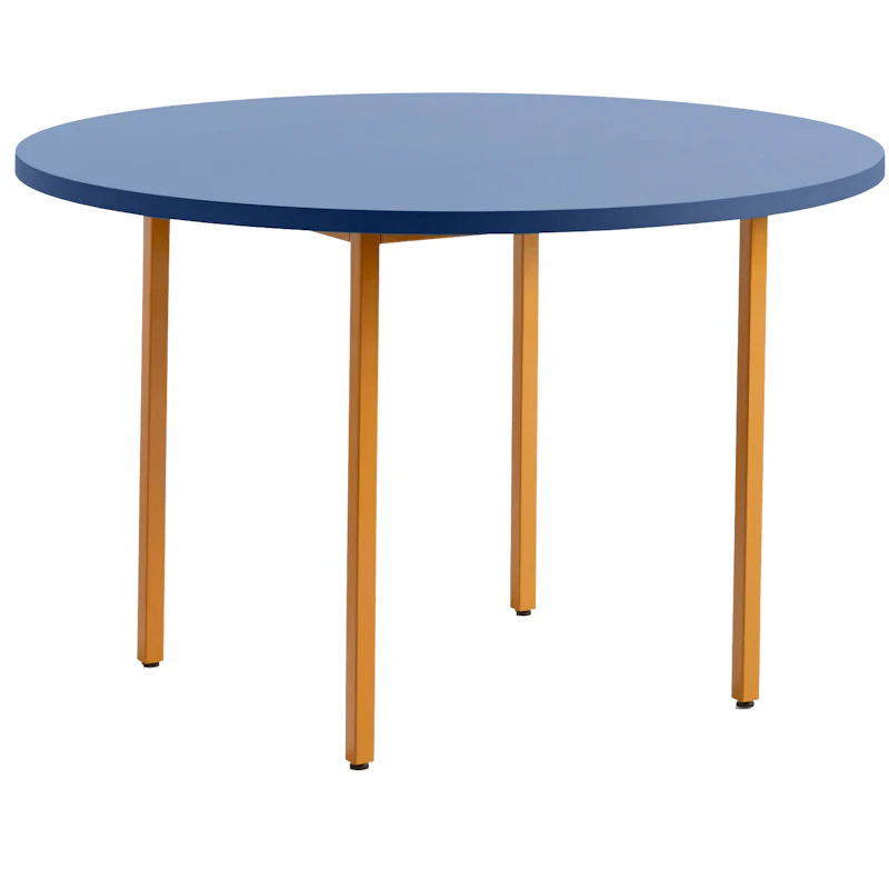 Two-Colour Pöytä Ø120cm, Ochre / Sininen