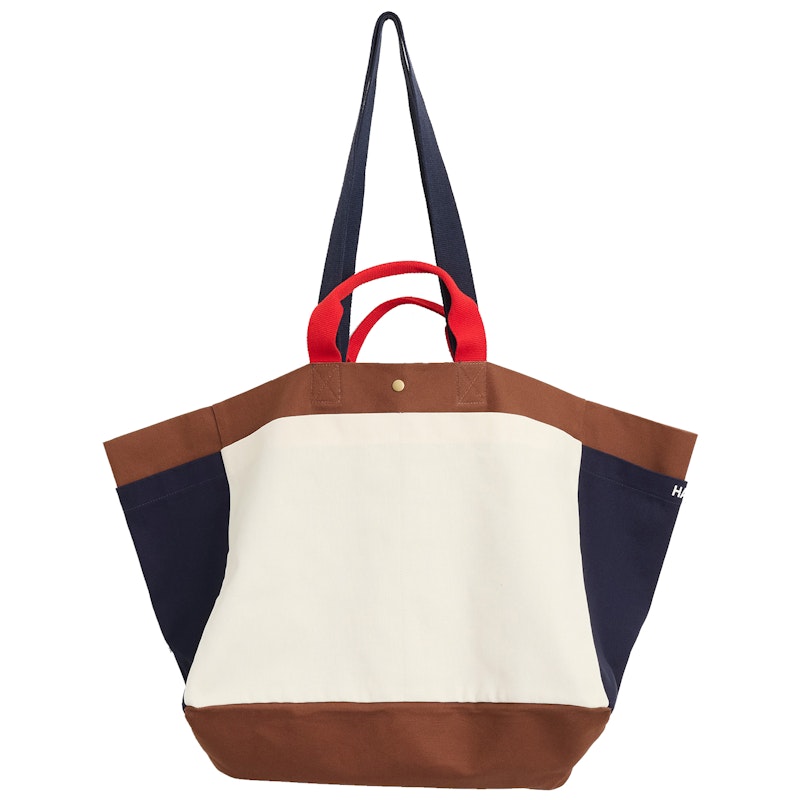Viikonloppukassi Medium, Cream Multi
