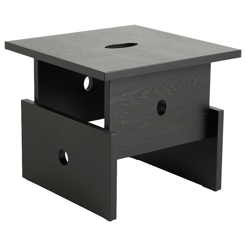 Wood Box Sohvapöytä, Musta Tammi