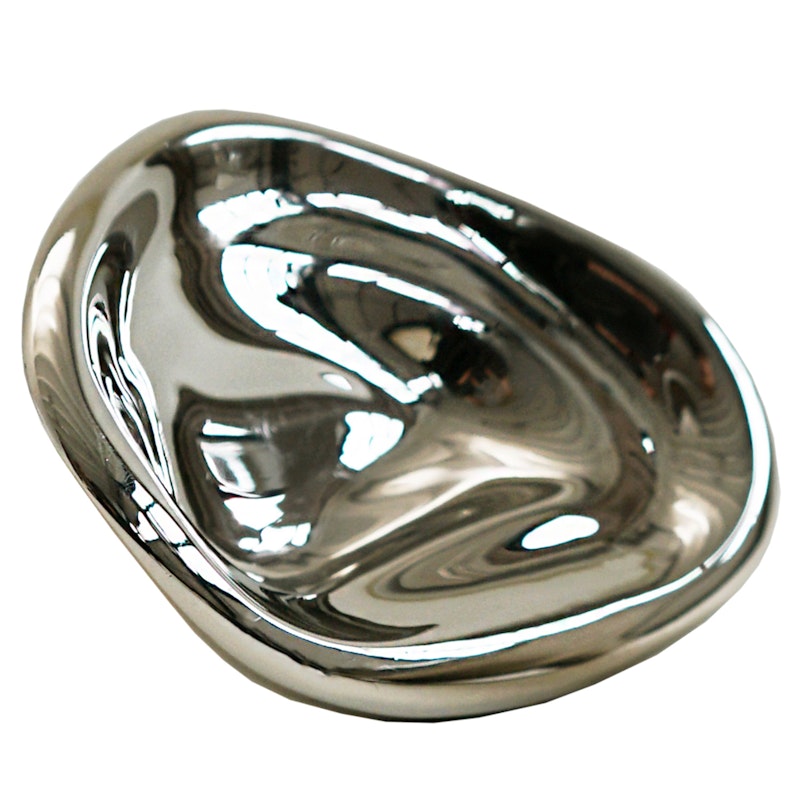 Ripple Knob Seinäkoukku 8 cm, Silver