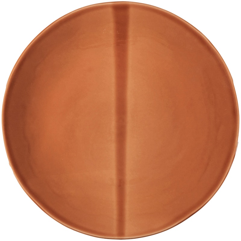 Nosse Ceramics Smooth Lautanen 28 cm, Terracotta