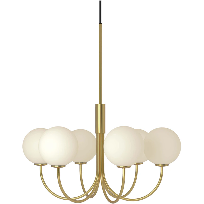 Ballon 6 Pendant, Satin Brass
