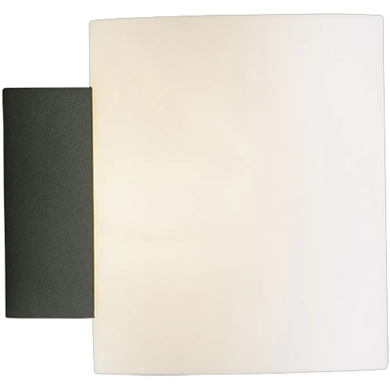 Evoke Seinävalaisin 120 mm, Antrasiitti / Opaalilasi