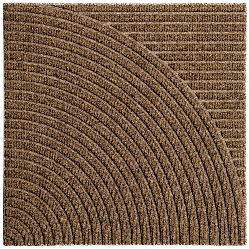 Zen Ovimatto 45x45 cm Horizontal & Circular, Beige