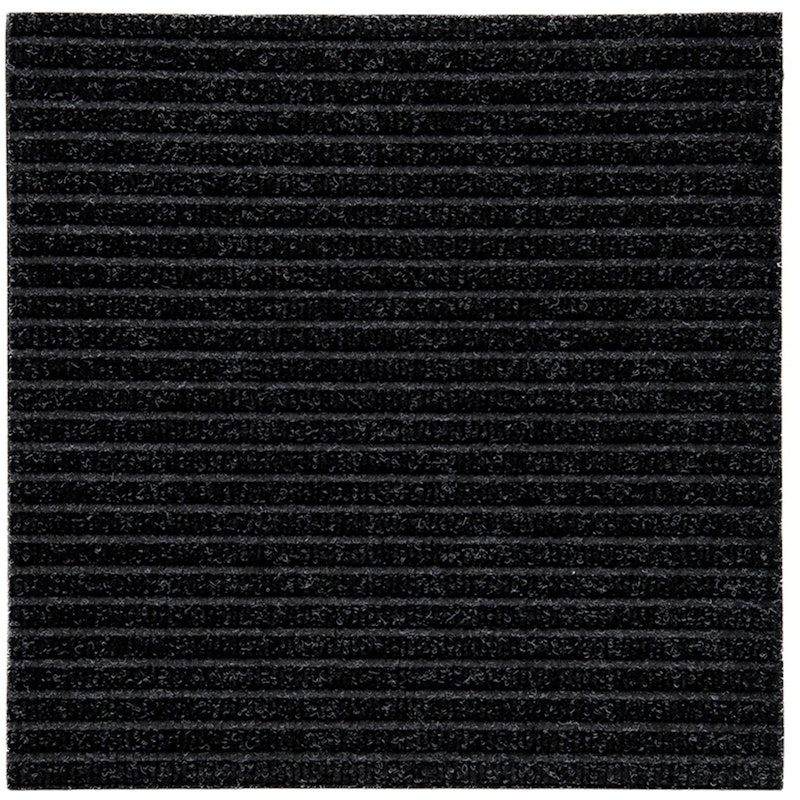 Zen Ovimatto 45x45 cm Straight, Black