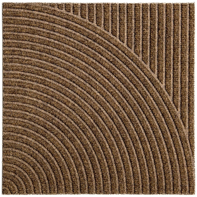Zen Ovimatto 45x45 cm Vertical & Circular, Beige