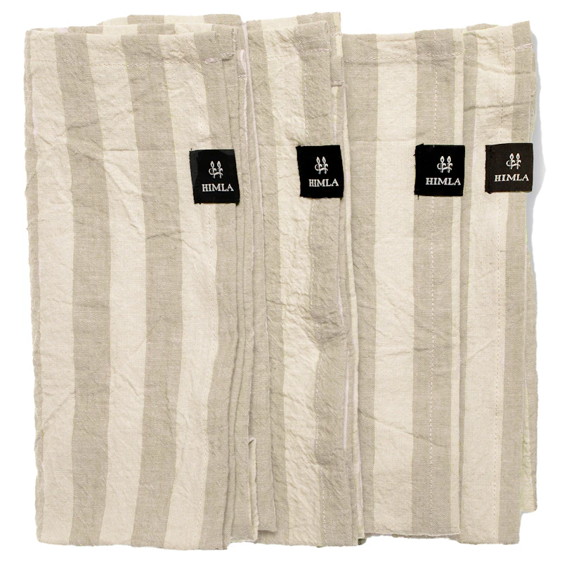 Riviera Servetti 45x45 cm 4 kpl:n pakkaus, Hiekanvärinen