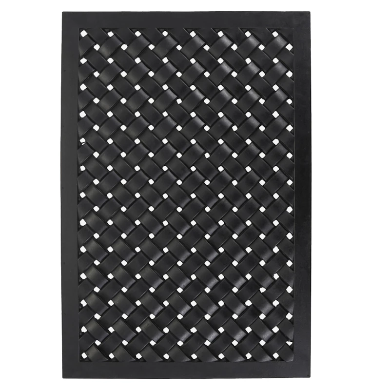 Braid Ovimatto 60x90, Musta