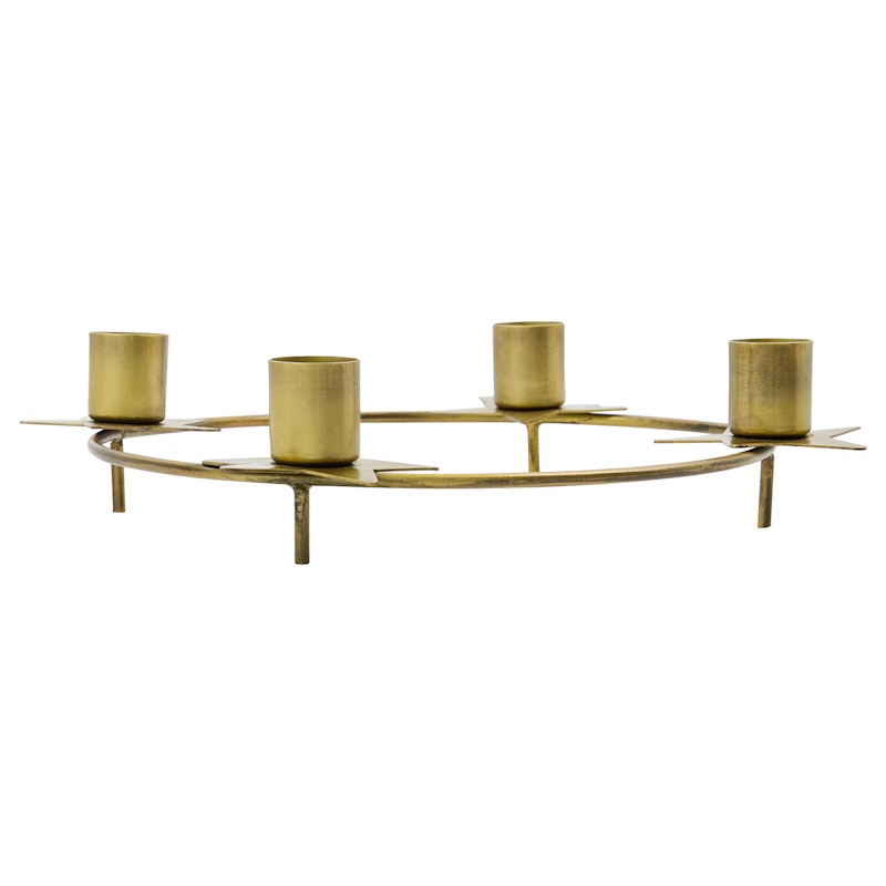 Stage Kynttilänjalka Ø25 cm, Antique Brass