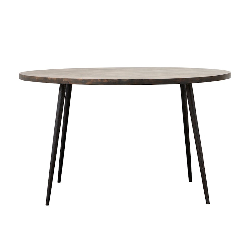 CLUB Ruokapöytä 130cm, Mustapetsattu