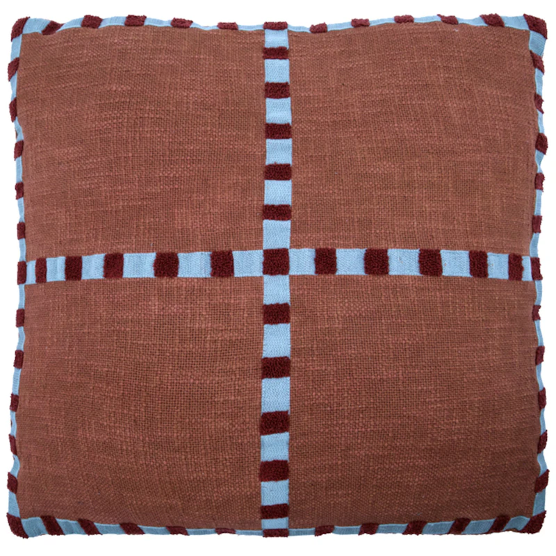 Cross Tyynynpäällinen 50x50 cm, Ruskea
