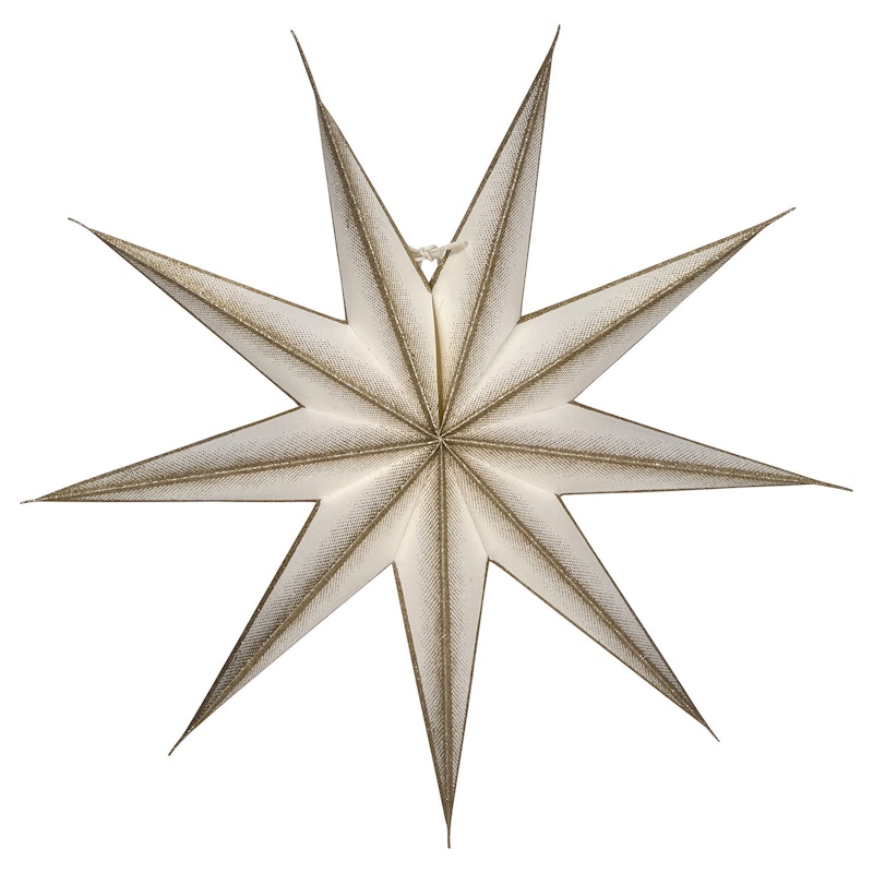 D9 Point Tähti Ø45cm, Luonnonvalkoinen/Samppanjanvärinen