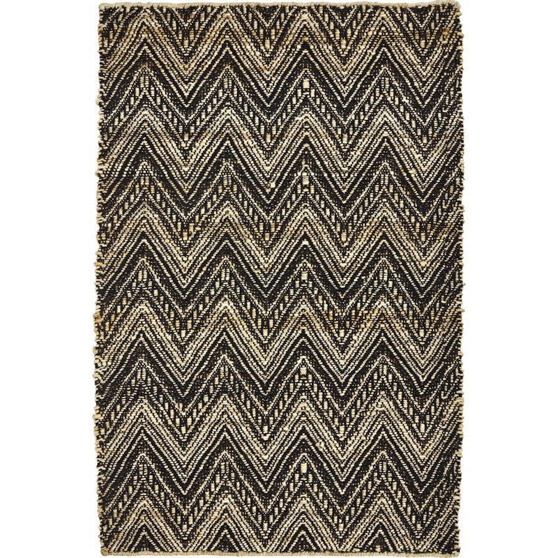 HDMonta Matto 83x130 cm, Musta / Luonnollinen