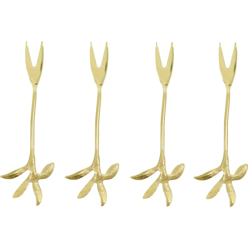 HDServe Haarukka 4 kpl:n pakkaus, Antique Gold
