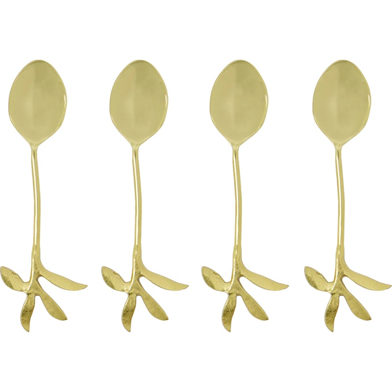 HDServe Lusikka 4 kpl:n pakkaus, Antique Gold