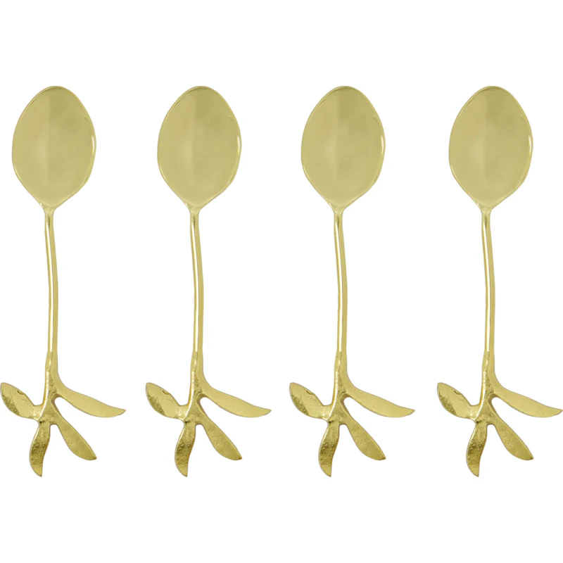 HDServe Lusikka 4 kpl:n pakkaus, Antique Gold