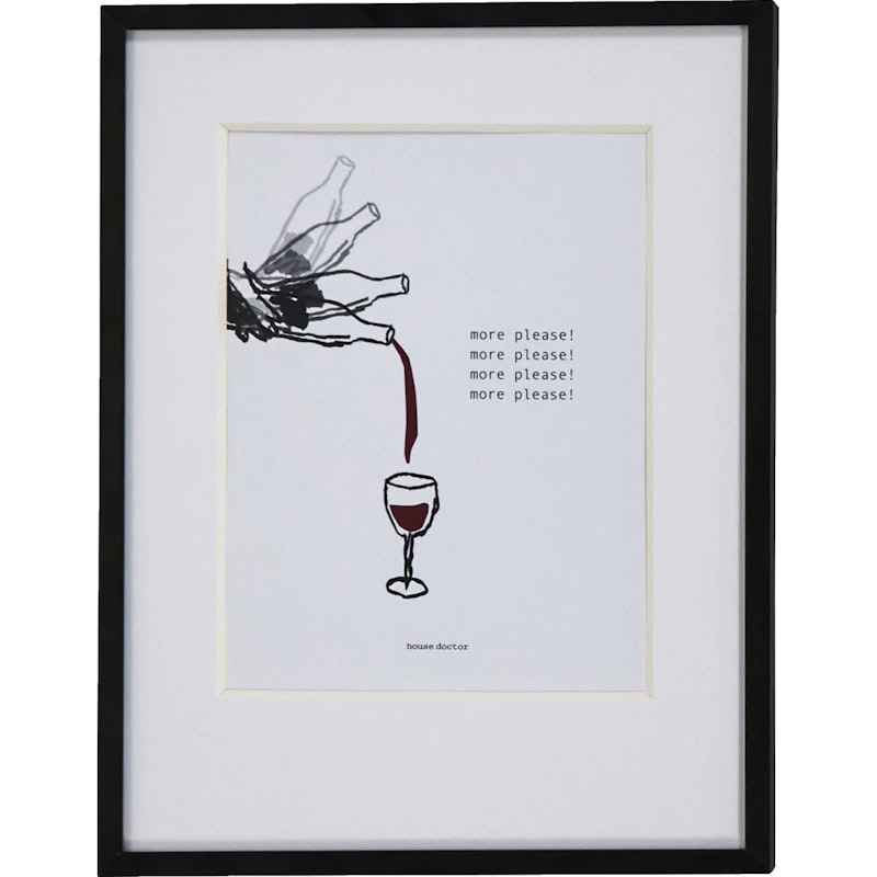 HDWine Maalaus 23x30 cm, Burgundinpunainen