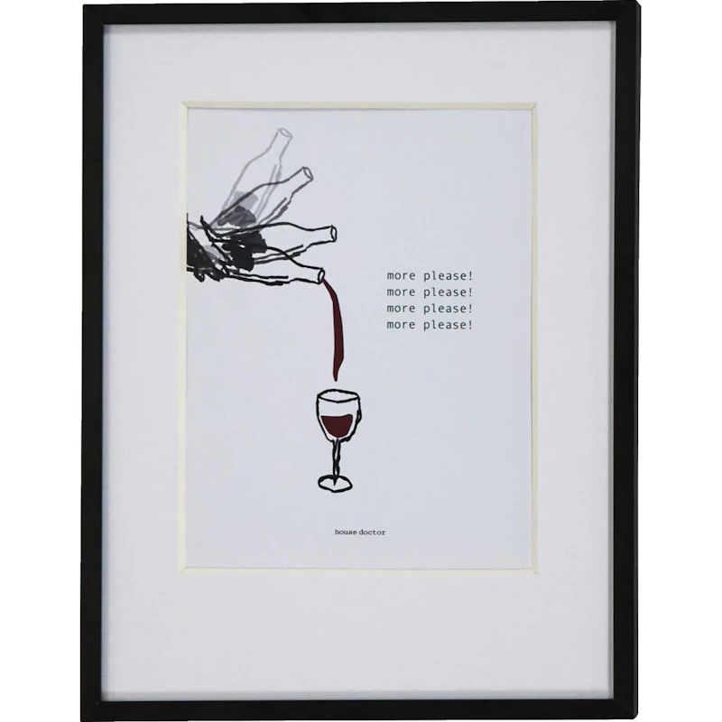 HDWine Maalaus 23x30 cm, Burgundinpunainen