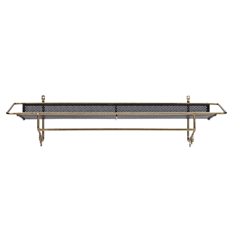 Wally Seinähylly, Antique Brass/Musta