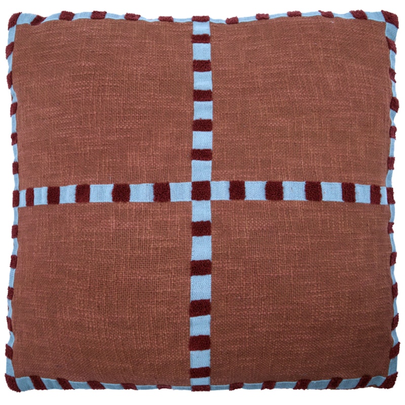 Cross Tyynynpäällinen 50x50 cm, Ruskea