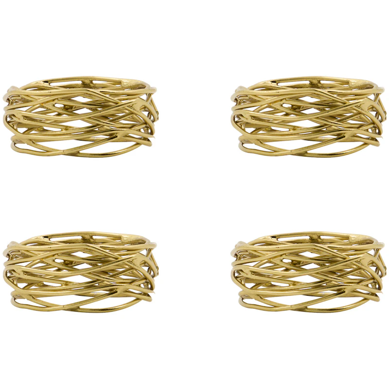 Lautasliinarengas 4 kpl:n pakkaus, Golden
