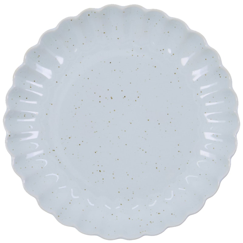Scallop Lautanen Ø20 cm, Vaaleansininen