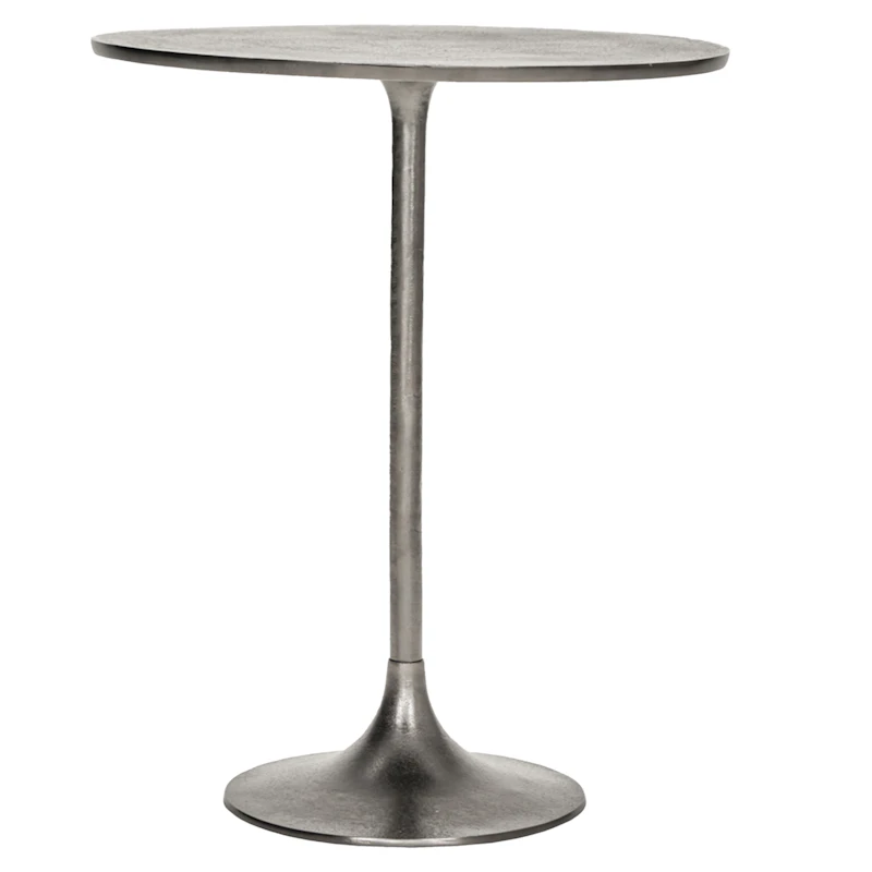 Pan Pöytä Ø61 cm H75 cm, Hopeinen