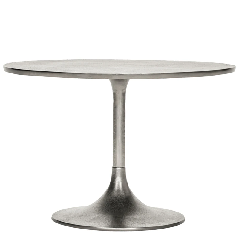 Pan Sivupöytä Ø61 cm H40 cm, Hopeinen