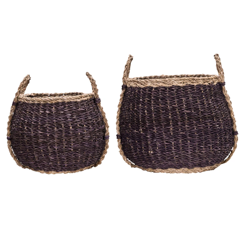 Rangi Säilytyskori 2 kpl:n pakkaus, Luumunvärinen