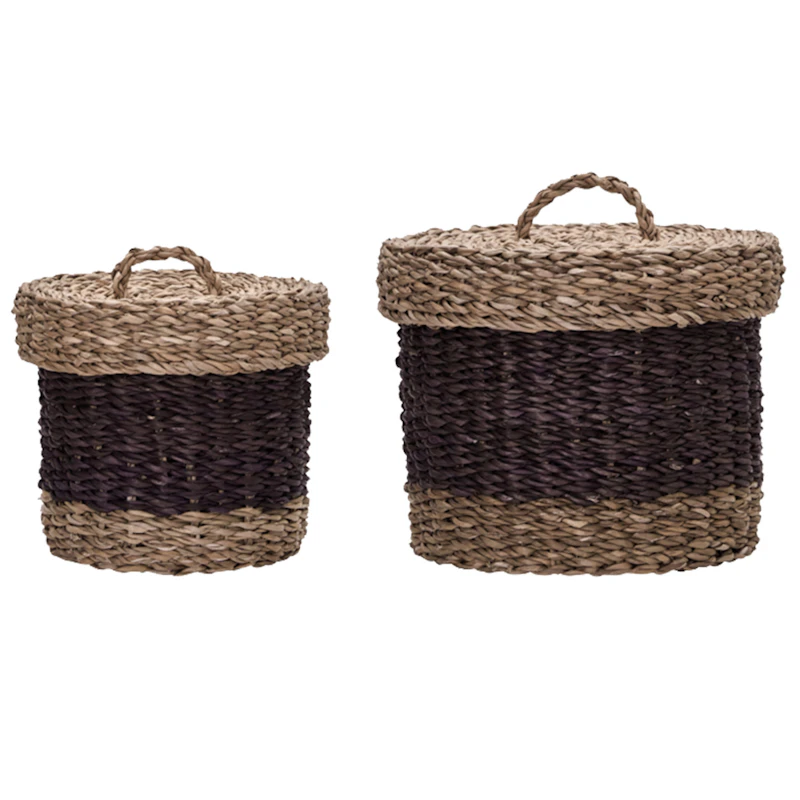 Rangi Säilytyskori 2 kpl:n pakkaus, Luumunvärinen