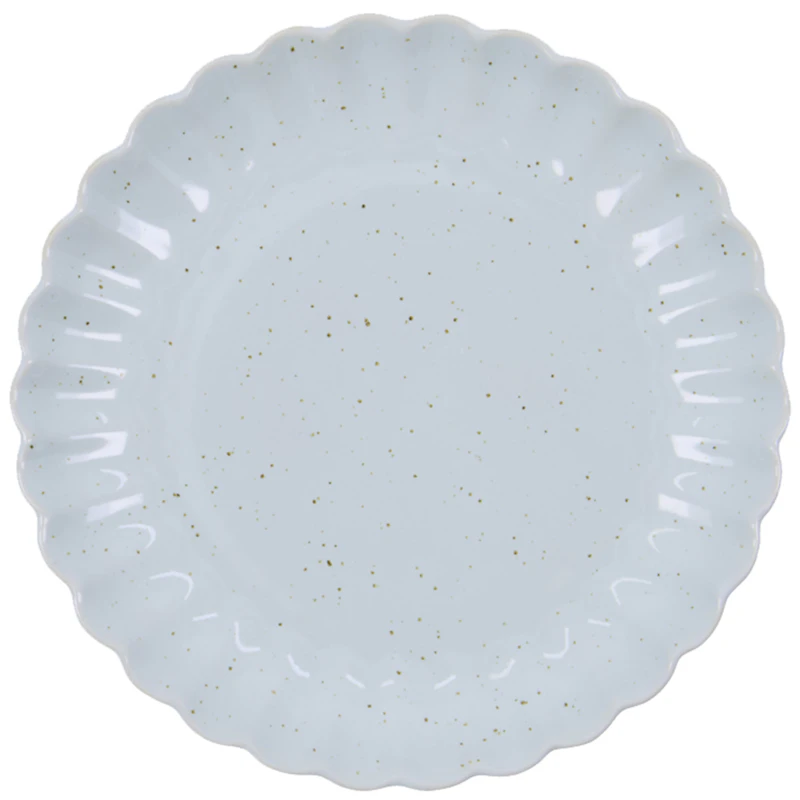 Scallop Lautanen Ø20 cm, Vaaleansininen