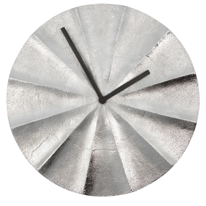 Show Kello Ø30 cm, Hopeinen