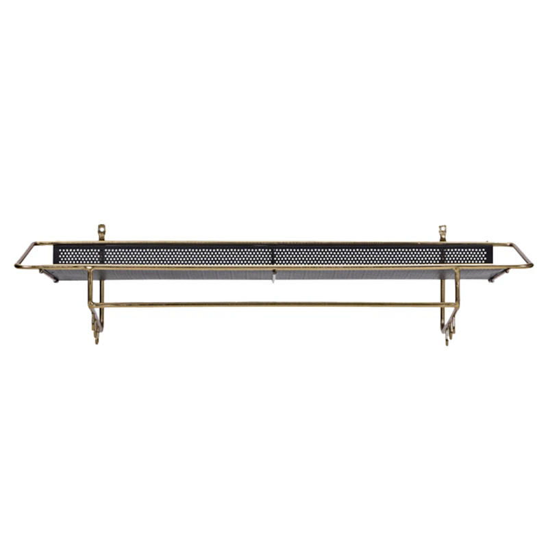 Wally Seinähylly, Antique Brass/Musta