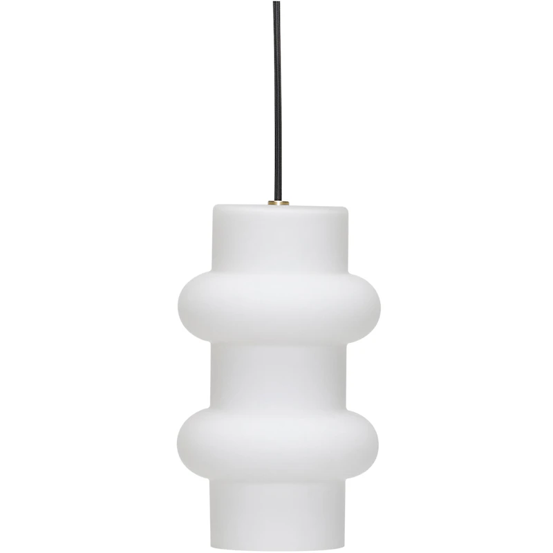 Pilule Double Pendant, Matte White