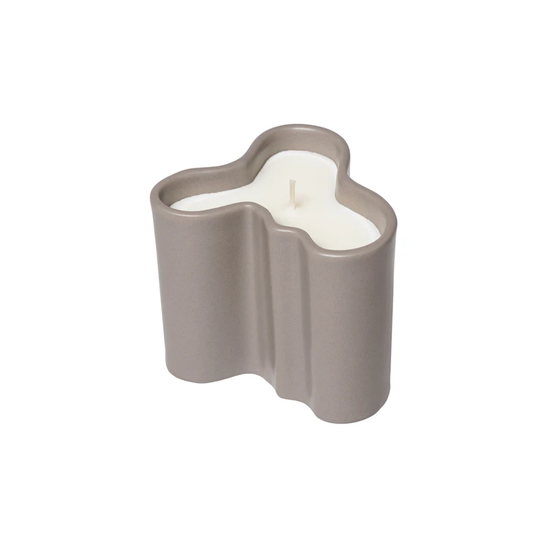 Alvar Aalto Tuoksukynttilä 8 cm, Tuhkanvärinen
