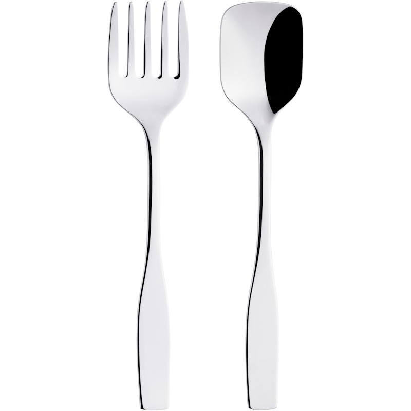 Citterio 98 Tarjoiluvälineet 2 kpl:n pakkaus, Kiiltävä