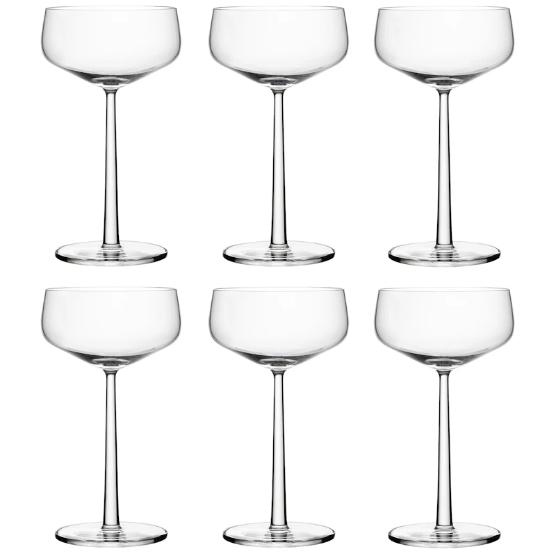 Essence Cocktaillasi 31 cl 6 kpl:n pakkaus, Kirkas
