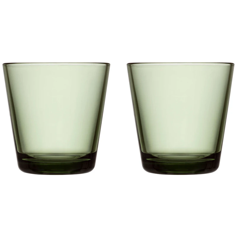 Kartio Glass 21 cl 2-pack, Pine Green