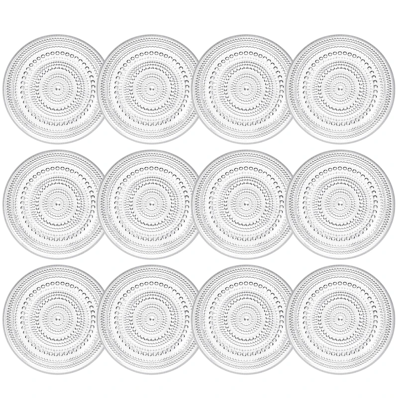 Kastehelmi Sivulautanen 17 cm 12 kpl:n pakkaus, Kirkas