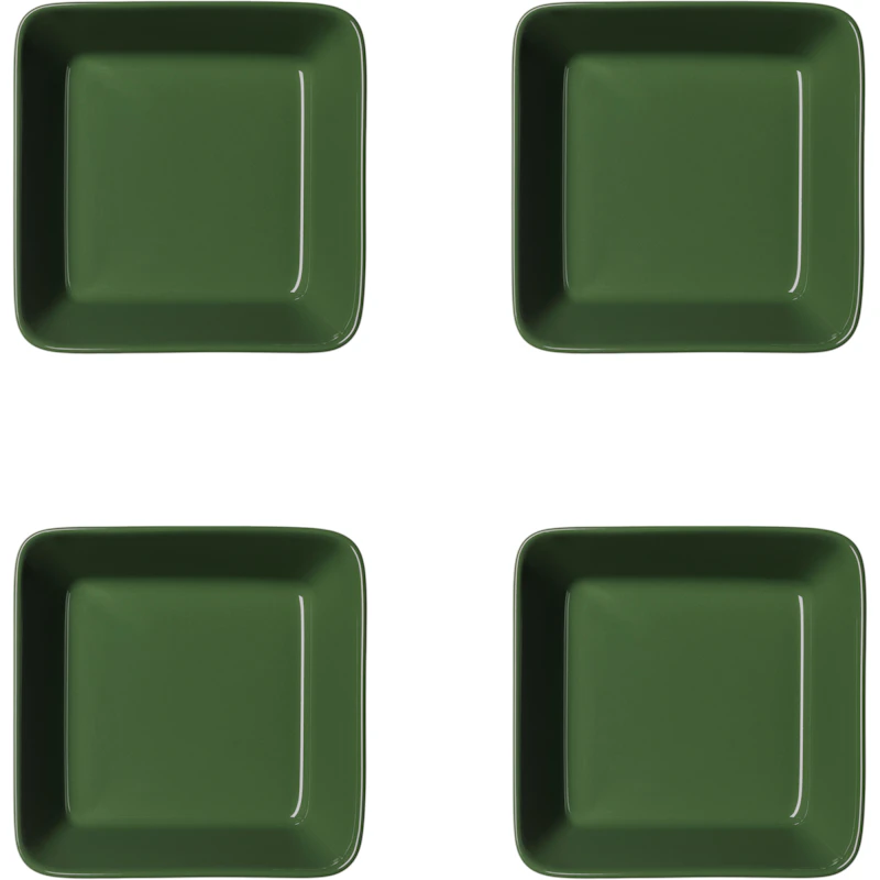 Teema Vati 12x12 cm 4 kpl:n pakkaus, Metsänvihreä