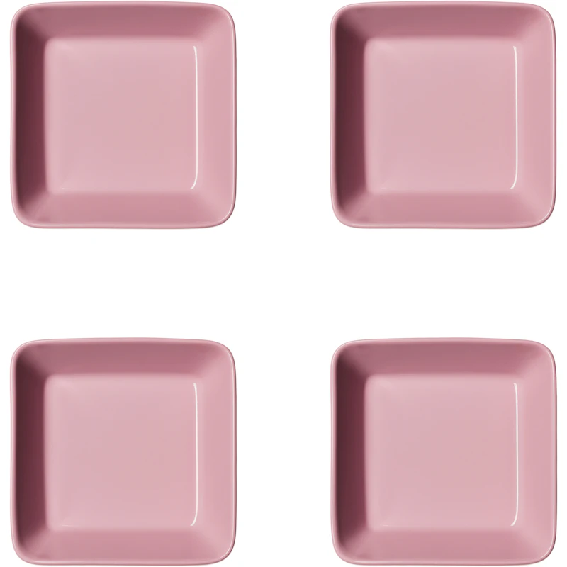 Teema Vati 12x12 cm 4 kpl:n pakkaus, Vaaleanpunainen