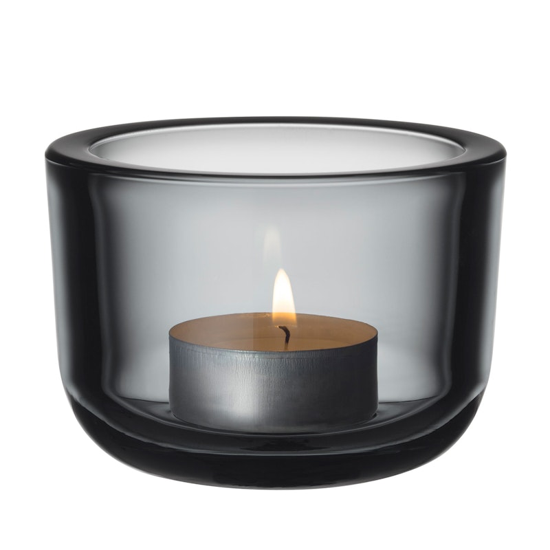 Valkea Lyhty 6 cm, Harmaa